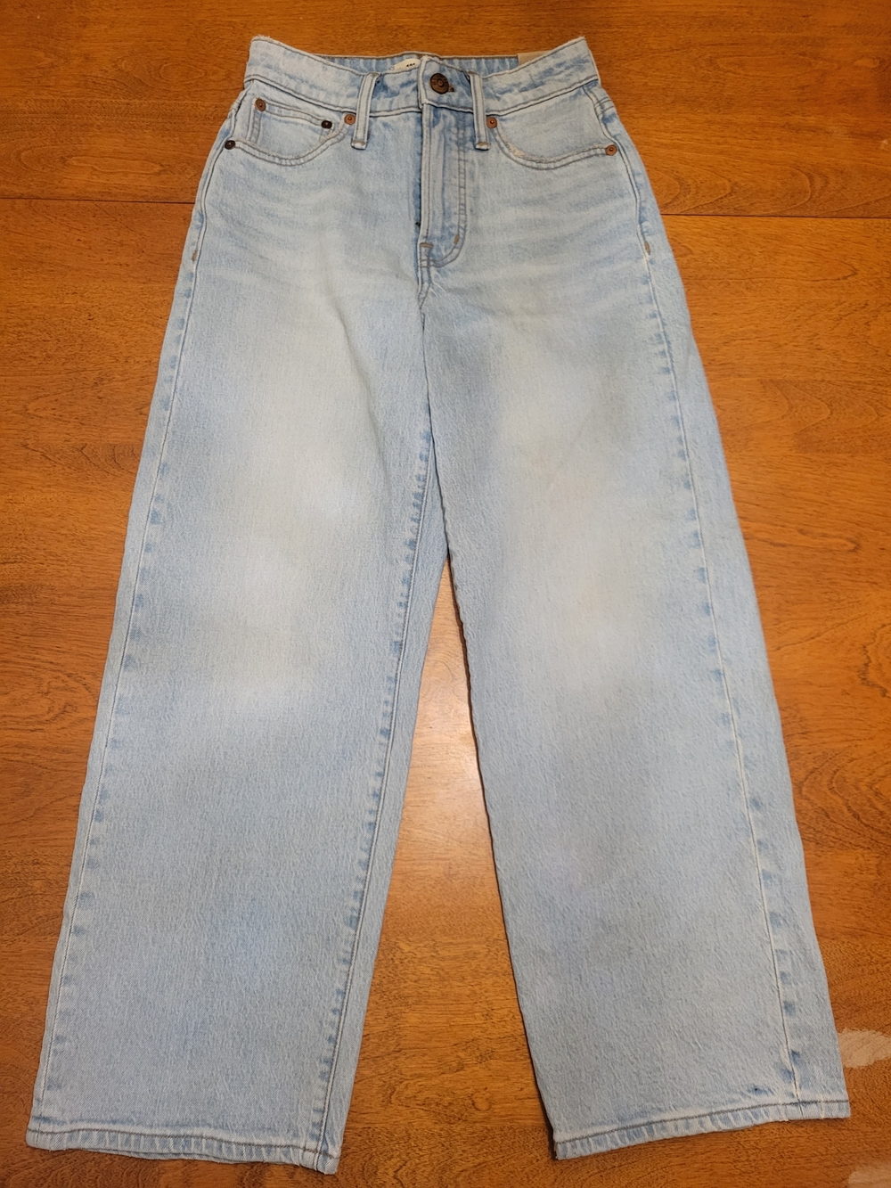 Madewell Petite Curvy Perfect Vintage Wide-Leg Jeans Light Blue | 23P